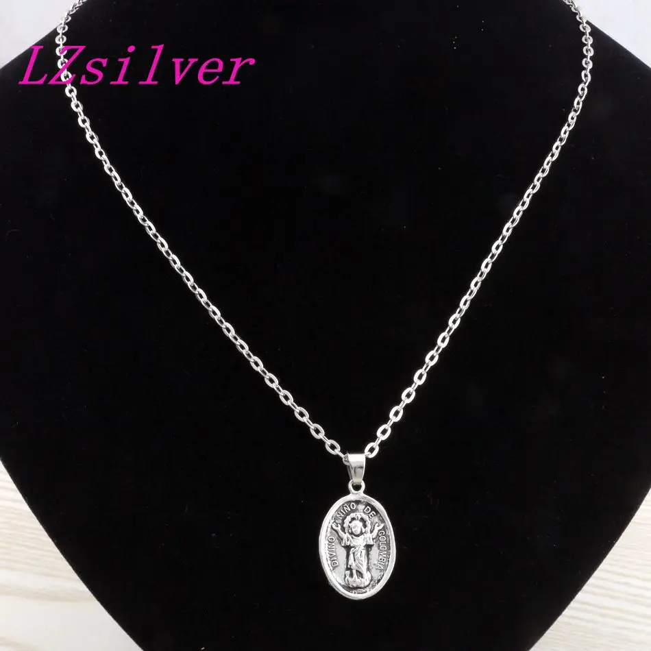 50pcs Zinc Alloy Divino Nino De Colombia Charm Pendant Necklace Clavicle Chain C14
50pcs Zinc Alloy Divino Nino De Colombia Charm Pendant Necklace Clavicle Chain C14