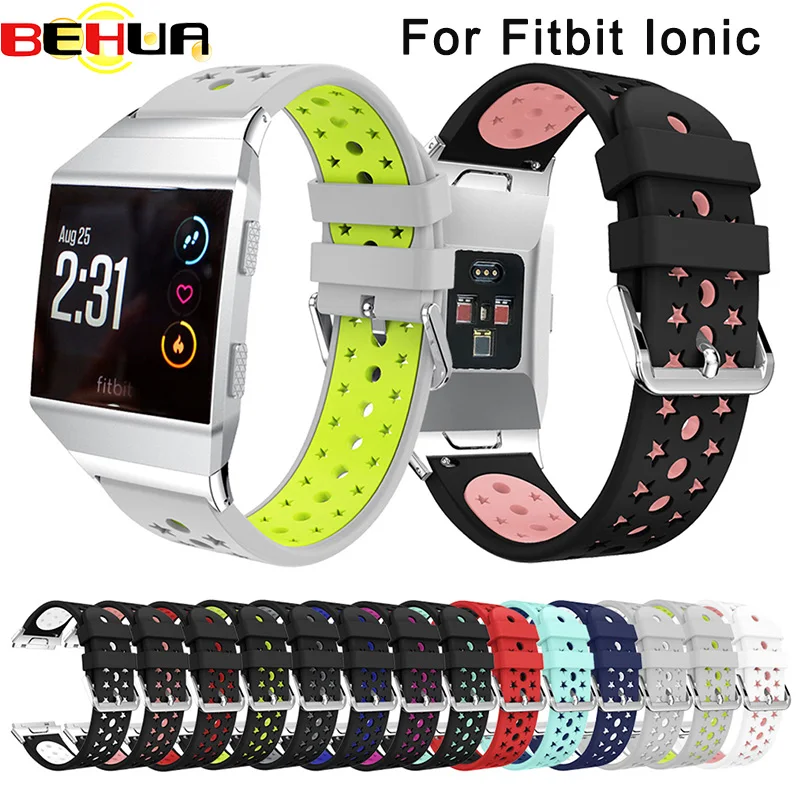 Hot Watch Strap High Quality Watchbands Lightweight Ventilate Silicone Perforated Accessory Sport Bands for Fitbit Ionic Straps
Hot Watch Strap High Quality Watchbands Lightweight Ventilate Silicone Perforated Accessory Sport Bands for Fitbit Ionic Straps