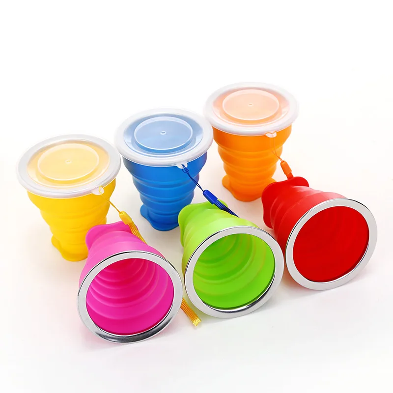 200-300ML Travel Cup Silicone Retractable Folding Cups Telescopic Collapsible Coffee Cups Outdoor Sport Water Cup 5PCS
200-300ML Travel Cup Silicone Retractable Folding Cups Telescopic Collapsible Coffee Cups Outdoor Sport Water Cup 5PCS