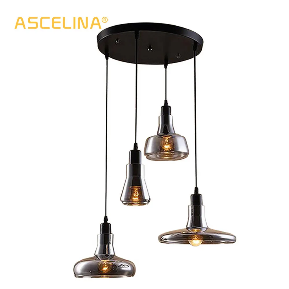 ASCELINA Vintage Clear Glass Pendant Light Copper Hanging Lamps E27 90v/220V Light Bulbs For Home Decor Restaurant Luminarias
ASCELINA Vintage Clear Glass Pendant Light Copper Hanging Lamps E27 90v/220V Light Bulbs For Home Decor Restaurant Luminarias