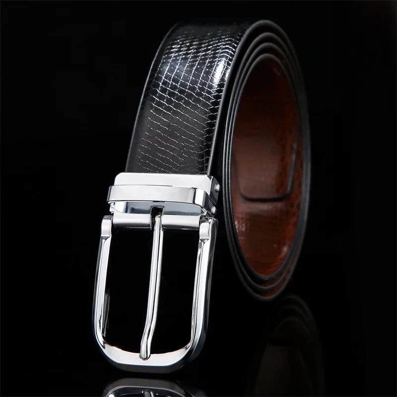 2019 New Mens Fashion Boutique Double-sided Use Cowhide Official Business Pin Buckle Belts / Mens Black Casual Jeans Belts Male
2019 New Mens Fashion Boutique Double-sided Use Cowhide Official Business Pin Buckle Belts / Mens Black Casual Jeans Belts Male