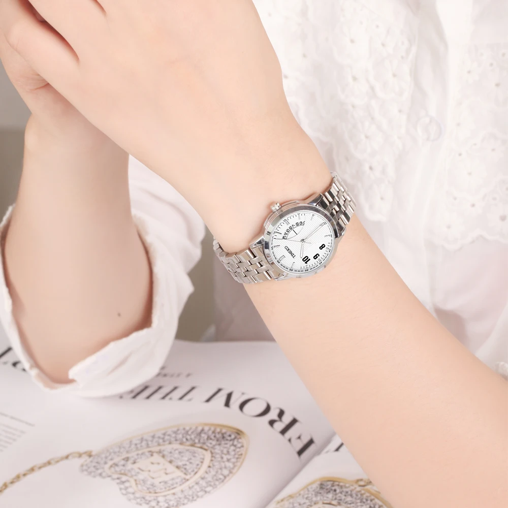 Time100 Watch Women Waterproof Unique Stainless Steel Strap Auto Date Ladies Business Casual Wrist Watches montre femme
Time100 Watch Women Waterproof Unique Stainless Steel Strap Auto Date Ladies Business Casual Wrist Watches montre femme