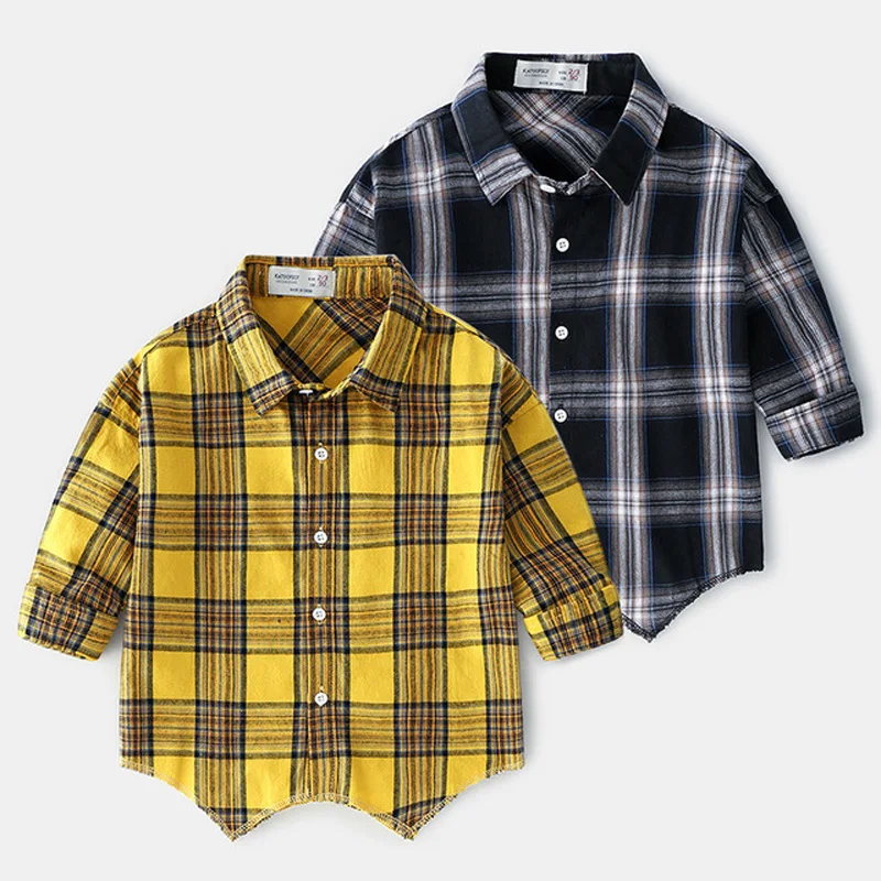 Spring Autumn Boys Shirts Classic Plaid Shirt Children Clothing For Kids Boy Tops Casual Boys Clothing BC507
Spring Autumn Boys Shirts Classic Plaid Shirt Children Clothing For Kids Boy Tops Casual Boys Clothing BC507