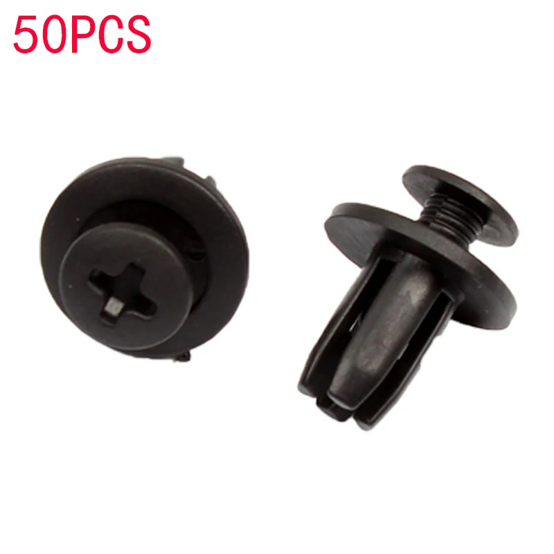 50pcs Car Bumper Fender 6mm Hole Plastic Rivets Fasteners Clips for Toyota Honda Car Accessories
50pcs Car Bumper Fender 6mm Hole Plastic Rivets Fasteners Clips for Toyota Honda Car Accessories