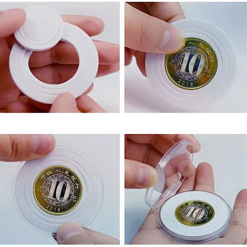 30pc Commemorative Coin Cover Protector Holder Storage Box for 20mm/25mm/30mm/35mm/40mm Collection of commemorative coins
30pc Commemorative Coin Cover Protector Holder Storage Box for 20mm/25mm/30mm/35mm/40mm Collection of commemorative coins