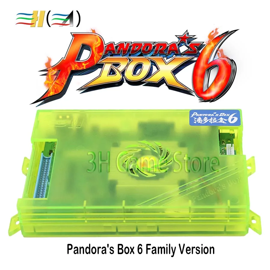Оригинальная Pandora Box 6 1300 в 1 семейная версия материнская плата для консоль