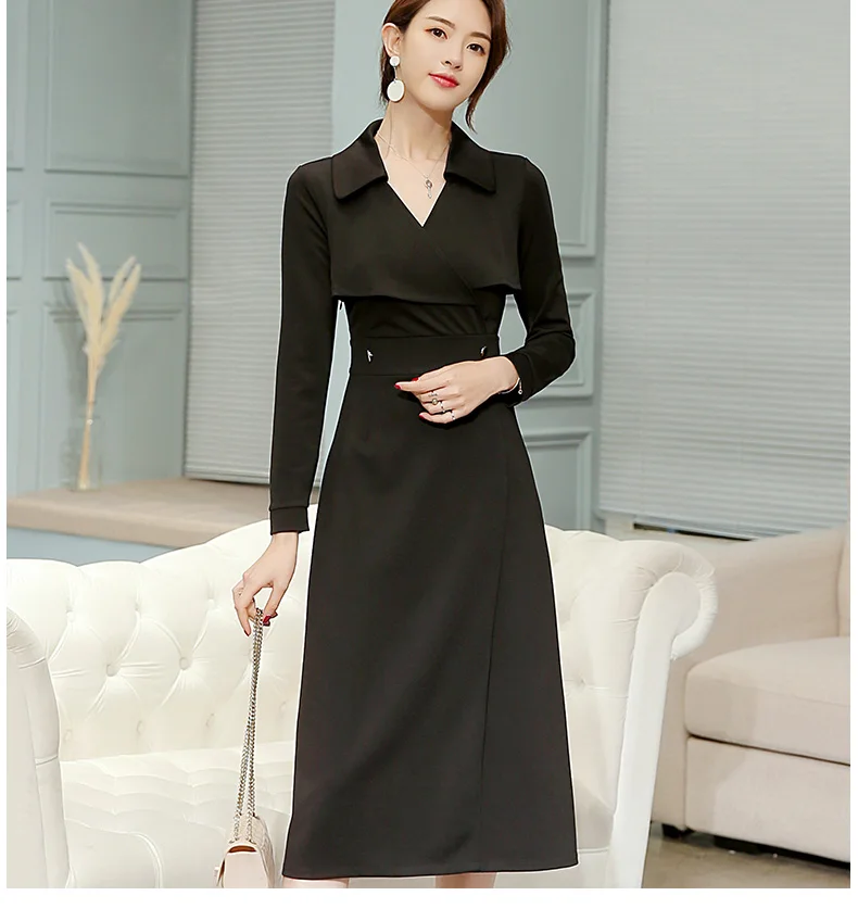 Blazer Dress A Line Dress Office Vestido Largo 2019 Long Elegant Black/Caramel Color Plus Size Long Mid-Calf Dresses For Women
Blazer Dress A Line Dress Office Vestido Largo 2019 Long Elegant Black/Caramel Color Plus Size Long Mid-Calf Dresses For Women