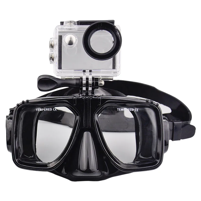 Маска для подводного дайвинга стекло eken gopro hero xiaomi yi SJ4000 аксессуары камеры