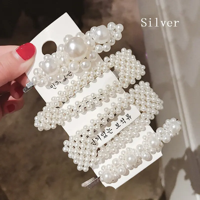 F01 Solid Pearl Hair Clips Set for Women Hair Barrette Fashion Hairpins Snap Barrettes Trendy Handmade Hair Styling Accessories
F01 Solid Pearl Hair Clips Set for Women Hair Barrette Fashion Hairpins Snap Barrettes Trendy Handmade Hair Styling Accessories