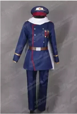 FREE shipping Anime Axis Powers Hetalia APH Soviet Union Russia Ivan Braginsky Cosplay Costume Army Uniform
FREE shipping Anime Axis Powers Hetalia APH Soviet Union Russia Ivan Braginsky Cosplay Costume Army Uniform