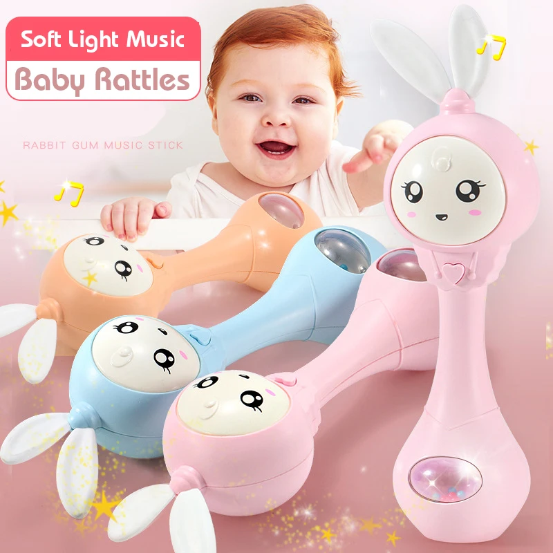 Baby Musical Rattle Handbells for 0-12 Months Lighting Dynamic Rhythm Hand Bells Newborns Early Educational Soft Teether Toys
Baby Musical Rattle Handbells for 0-12 Months Lighting Dynamic Rhythm Hand Bells Newborns Early Educational Soft Teether Toys