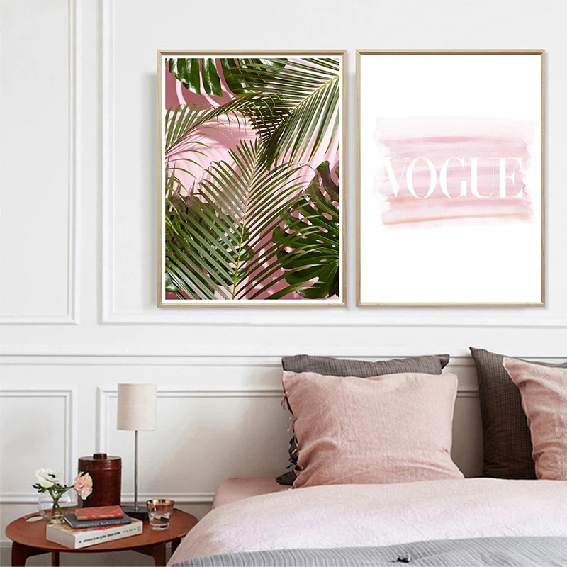 Palm Tree Print Vogue Watercolor Wall Art Canvas Painting Palm Leaf Posters and Prints Blush Pink Wall Picture Unframed
Palm Tree Print Vogue Watercolor Wall Art Canvas Painting Palm Leaf Posters and Prints Blush Pink Wall Picture Unframed