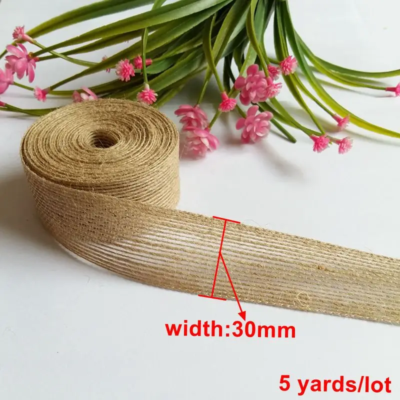 5/10yards 6-38mm Natural Vintage Jute Burlap Ribbon diy Belt Strap Floristry Birthday Party Decoration for Craft Supplies
5/10yards 6-38mm Natural Vintage Jute Burlap Ribbon diy Belt Strap Floristry Birthday Party Decoration for Craft Supplies