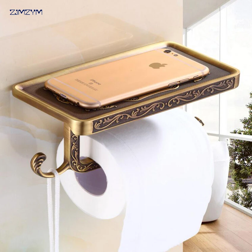 Bathroom Aluminum Alloyl Mobile Phone Holder Paper Shelf Bathroom Towel Rack Toilet Tissue Box Bathroom Towel Holder
Bathroom Aluminum Alloyl Mobile Phone Holder Paper Shelf Bathroom Towel Rack Toilet Tissue Box Bathroom Towel Holder
