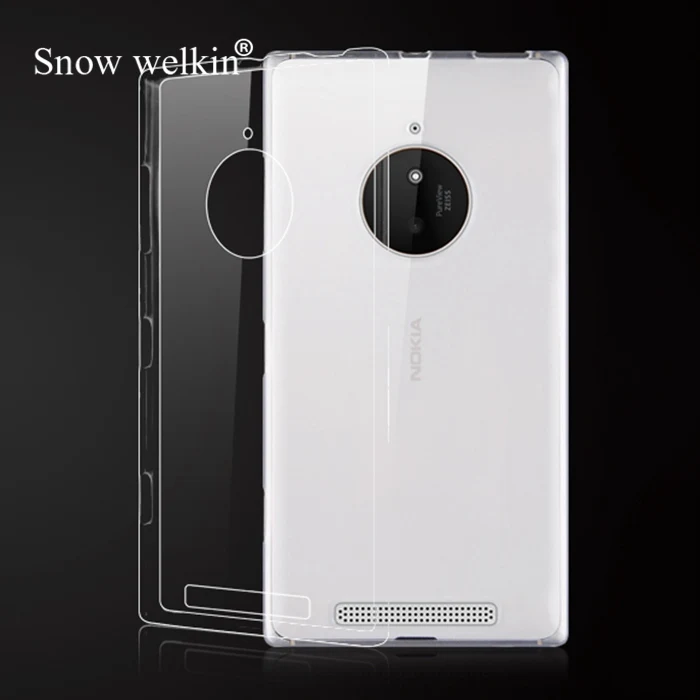 Зимние Welkin Ясно Силиконовые Мягкий тонкий ТПУ Телефон чехол для Microsoft Nokia Lumia 535 630