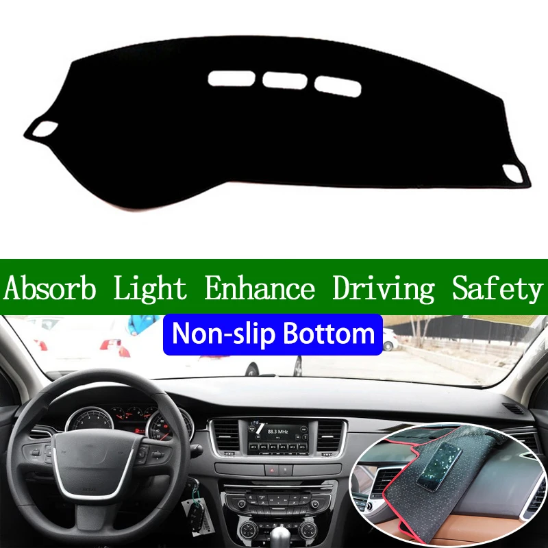 For Peugeot 508 2011 2012 2013 2014 2015 2016 Non-slip Bottom Dashboard Cover Car Decals Car Stickers Interior Car Accessories
For Peugeot 508 2011 2012 2013 2014 2015 2016 Non-slip Bottom Dashboard Cover Car Decals Car Stickers Interior Car Accessories