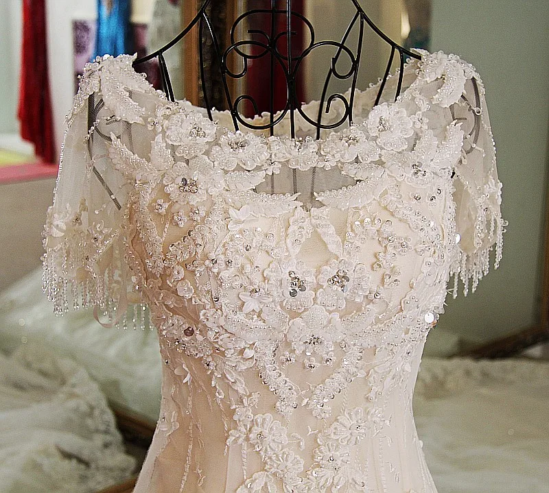 LS01773 mermaid wedding dresses boho o-neck corset lace up back short sleeve princess bridal dress ivory vestido de noiva sereia
LS01773 mermaid wedding dresses boho o-neck corset lace up back short sleeve princess bridal dress ivory vestido de noiva sereia