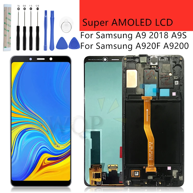 ЖК-дисплей для SAMSUNG GALAXY A9 2018 A920, сенсорный экран с дигитайзером в сборе, замена для 6,3 "SAMSUNG Galaxy A9 с рамкой
ЖК-дисплей для SAMSUNG GALAXY A9 2018 A920, сенсорный экран с дигитайзером в сборе, замена для 6,3 "SAMSUNG Galaxy A9 с рамкой