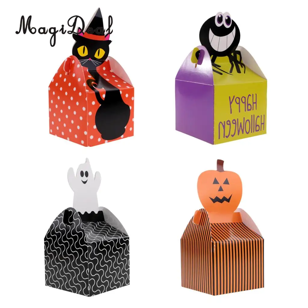 MagiDeal 10 Pcs/Lot Happy Halloween Paper Treat Boxes Trick Or Treat Party Loot Gift Favour Box Cat Ghost Candy Boxes
MagiDeal 10 Pcs/Lot Happy Halloween Paper Treat Boxes Trick Or Treat Party Loot Gift Favour Box Cat Ghost Candy Boxes