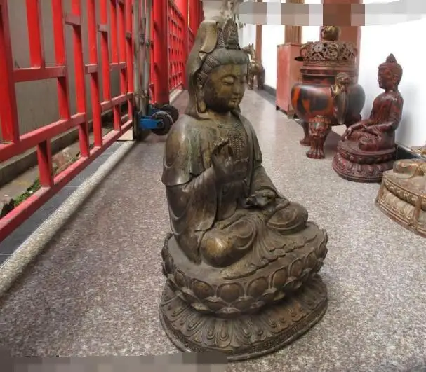 Free shipping S03080 Chinese Tibet Buddhism temple Bronze Kwan-Yin Bodhisattva Buddha Statue
Free shipping S03080 Chinese Tibet Buddhism temple Bronze Kwan-Yin Bodhisattva Buddha Statue
