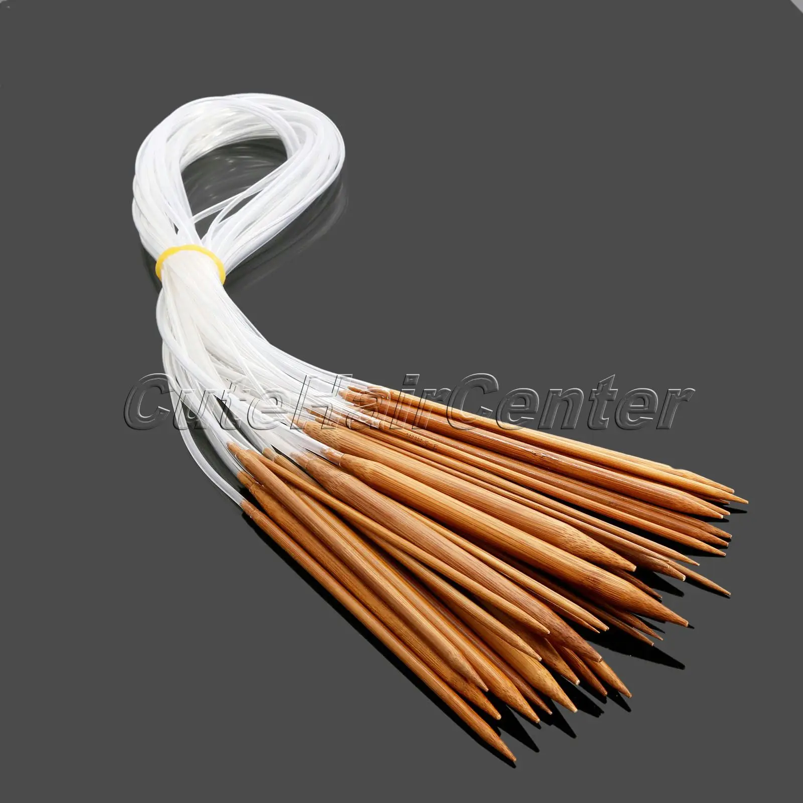 Hot Selling 18pairs 18sizes 60cm Circular Carbonized Bamboo Knitting Needles Professional Weaving Needle Knit Set
Hot Selling 18pairs 18sizes 60cm Circular Carbonized Bamboo Knitting Needles Professional Weaving Needle Knit Set