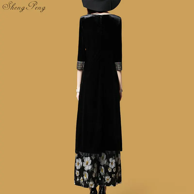 2018 new ao dai lace qipao chinese women's clothing long sleeve cheongsam dress floral qipao for ladies oriental style Q387
2018 new ao dai lace qipao chinese women's clothing long sleeve cheongsam dress floral qipao for ladies oriental style Q387