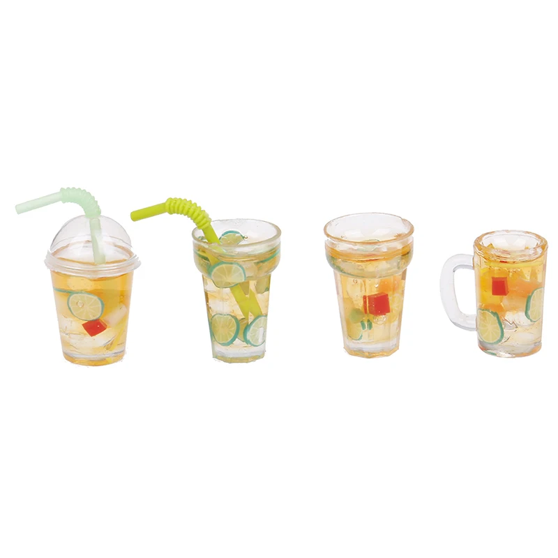 Mini Resin Fruit Tea Cup Simulation Miniature Drinks Model Toy Doll Home Decoration 1/12 Doll house Miniature Accessories
Mini Resin Fruit Tea Cup Simulation Miniature Drinks Model Toy Doll Home Decoration 1/12 Doll house Miniature Accessories