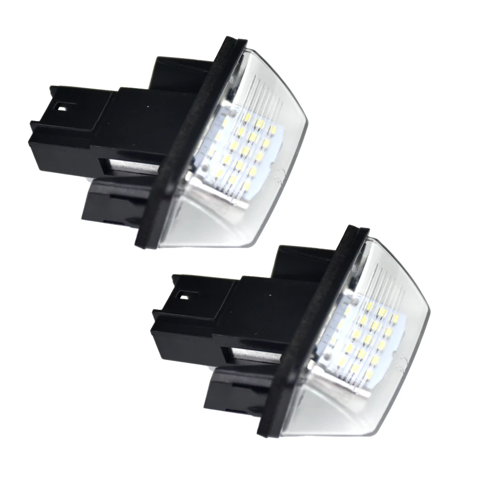 

2Pcs LED License Plate Lights For Peugeot 206 207 306 307 308 5008 406 407 For Citroen C3 C4 C5 C6 Berlingo SAXO/XSARA
