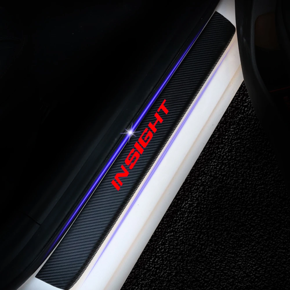 For Honda Insight 4PCS Carbon fiber vinyl sticker Car Door Sill Scuff Plate Door Sill Protector Auto Parts Car Accessories
For Honda Insight 4PCS Carbon fiber vinyl sticker Car Door Sill Scuff Plate Door Sill Protector Auto Parts Car Accessories