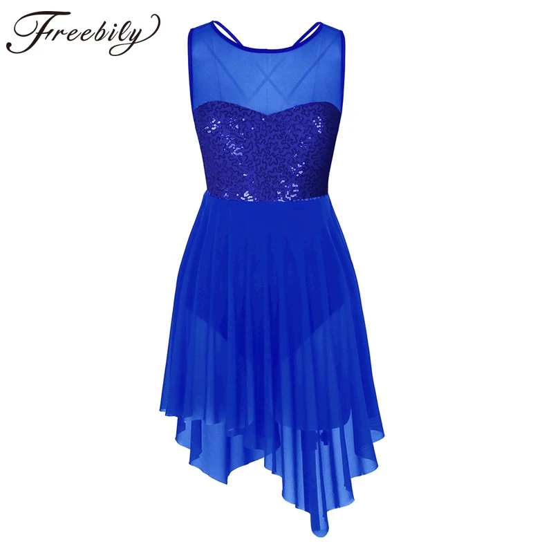Women Adult Shiny Sequins Splice Skating Modern Ballet Tutu Mesh Dress Ballet Gymnastics Leotard Stage Lyrical Dance Costumes
Women Adult Shiny Sequins Splice Skating Modern Ballet Tutu Mesh Dress Ballet Gymnastics Leotard Stage Lyrical Dance Costumes