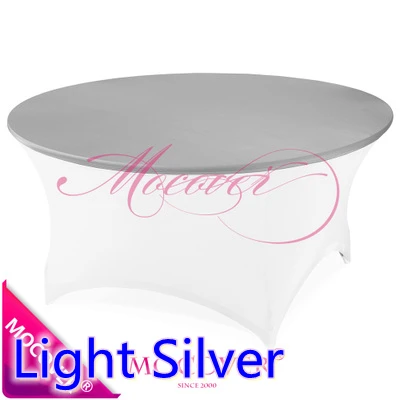 Light Silver Colour Lycra Top Cover For Round Lycra Tablecloth Wedding Banquet And Party Cocktail Table Decoration Wholesale
Light Silver Colour Lycra Top Cover For Round Lycra Tablecloth Wedding Banquet And Party Cocktail Table Decoration Wholesale