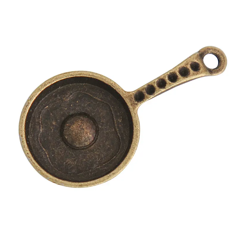 RAINXTAR 10pcs Fashion Antique Bronze Color Alloy Kitchen Pan Shape Charms 17*32mm AAC1065
RAINXTAR 10pcs Fashion Antique Bronze Color Alloy Kitchen Pan Shape Charms 17*32mm AAC1065