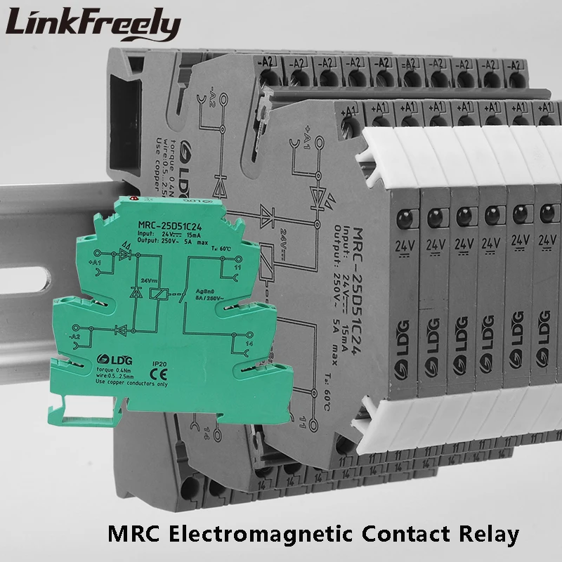 MRC 25D51C24 ПЛК электромагнитного контактного интерфейса релейный модуль 5А 5 250VDC/AC