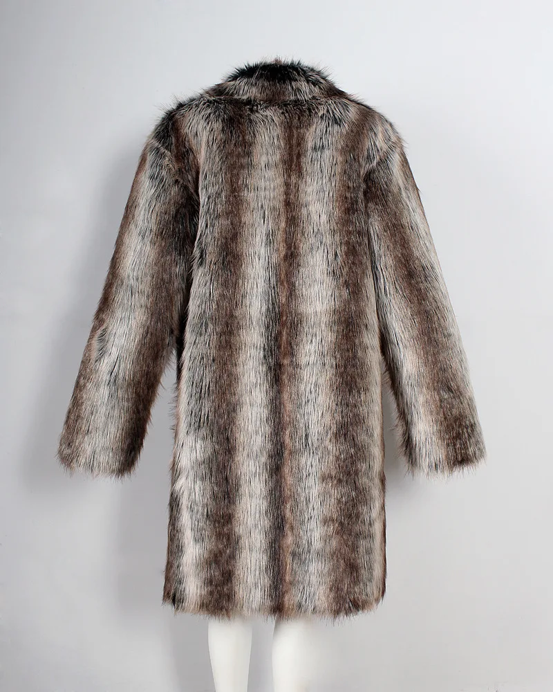 Brand Regal Men Winter Faux Fur Jacket Fur Gradient Business Style Long Windbreaker Mink Thick Warm Formal Man Luxury Fur Coats
Brand Regal Men Winter Faux Fur Jacket Fur Gradient Business Style Long Windbreaker Mink Thick Warm Formal Man Luxury Fur Coats