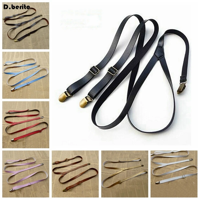 Men's Fashion Unisex Solid Adjustable 3 Clips 1.5cm Width Casual Adult Belt Strap Clip-on Suspenders Braces BDXJ1501
Men's Fashion Unisex Solid Adjustable 3 Clips 1.5cm Width Casual Adult Belt Strap Clip-on Suspenders Braces BDXJ1501