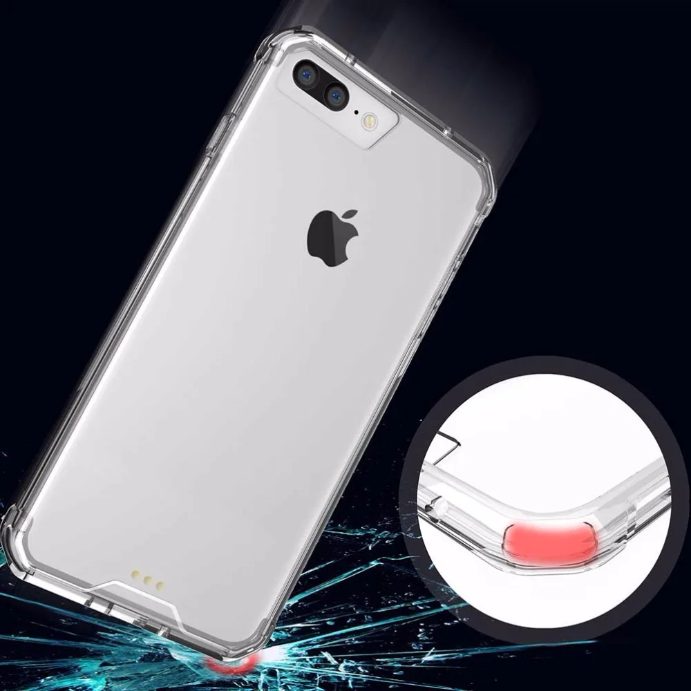 Чехол для iphone 8 Plus OneMinus ударопрочный чехол apple 7 прозрачный жесткий задней панели