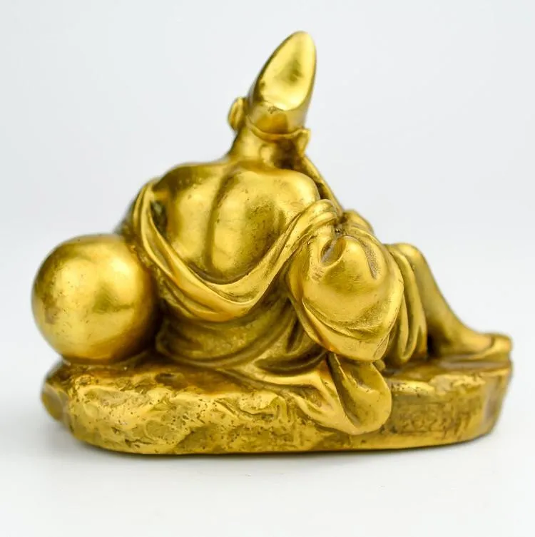 Copper ornaments to any living Buddhas like the statue of the gourd crafts illnesses and peace
Copper ornaments to any living Buddhas like the statue of the gourd crafts illnesses and peace