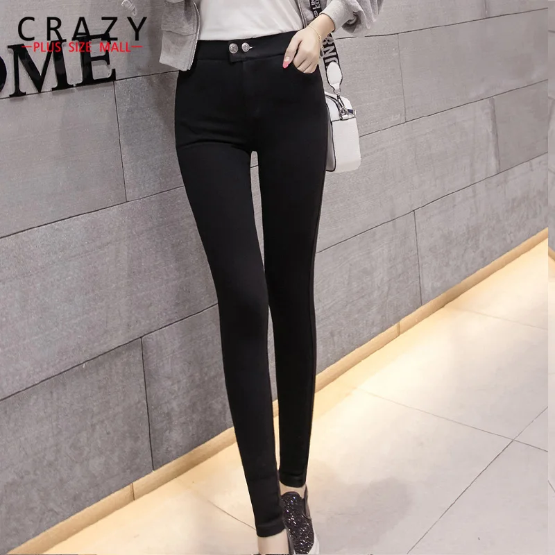 New L- 5XL Fit 40-110kg Women Winter Thick Warm Pencil Pants Good Elastic Plus Size 5XL 4XL XXXL Slim Skinny Leggings
New L- 5XL Fit 40-110kg Women Winter Thick Warm Pencil Pants Good Elastic Plus Size 5XL 4XL XXXL Slim Skinny Leggings
