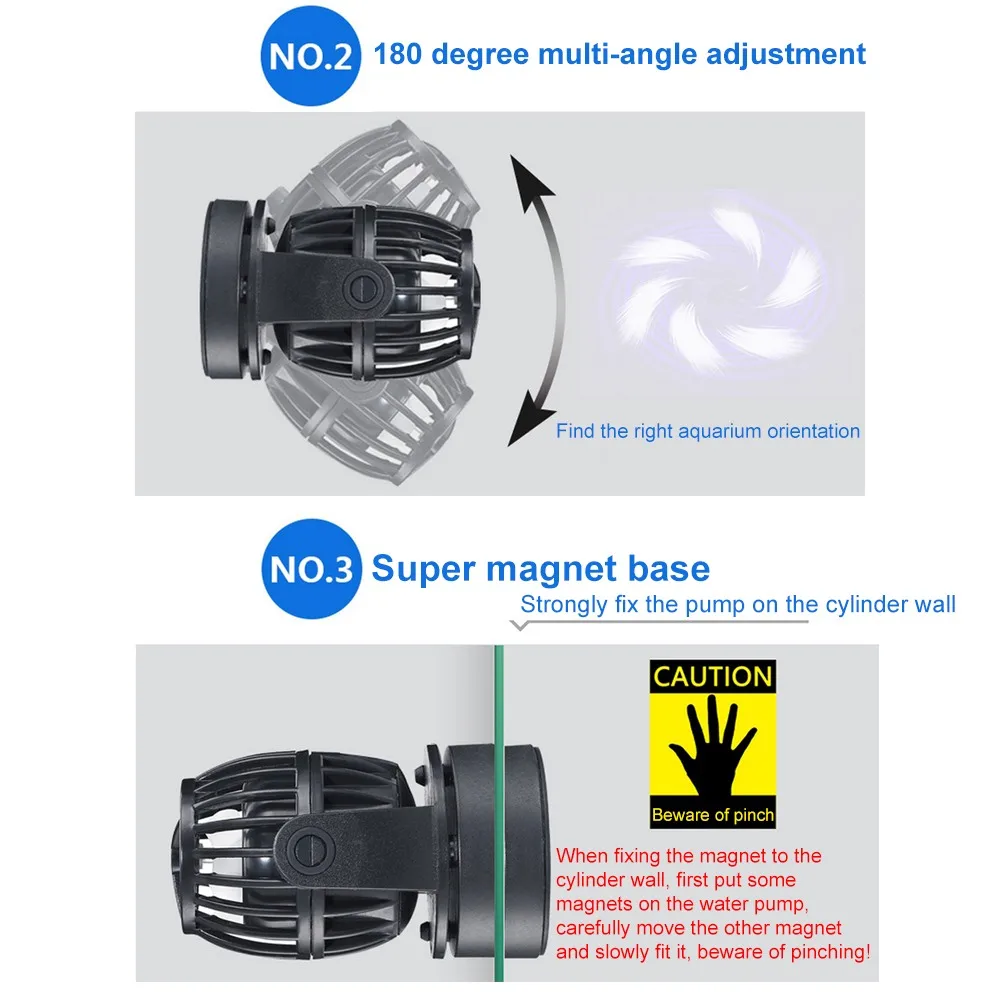 SW-2 SW-15 Marine Fish Tank Easy Install Pump Head Durable Energy Saving Replacement Aquarium Pet Supplies For Jebao Wave Maker
SW-2 SW-15 Marine Fish Tank Easy Install Pump Head Durable Energy Saving Replacement Aquarium Pet Supplies For Jebao Wave Maker
