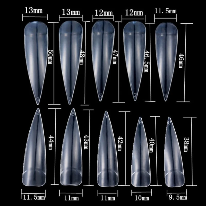 500pcs/set Nature/White/Transparent Long Sharp False Nail Art Tips Acrylic Artificial Fake Nails DIY Makeup Tools Women Nail Art
500pcs/set Nature/White/Transparent Long Sharp False Nail Art Tips Acrylic Artificial Fake Nails DIY Makeup Tools Women Nail Art