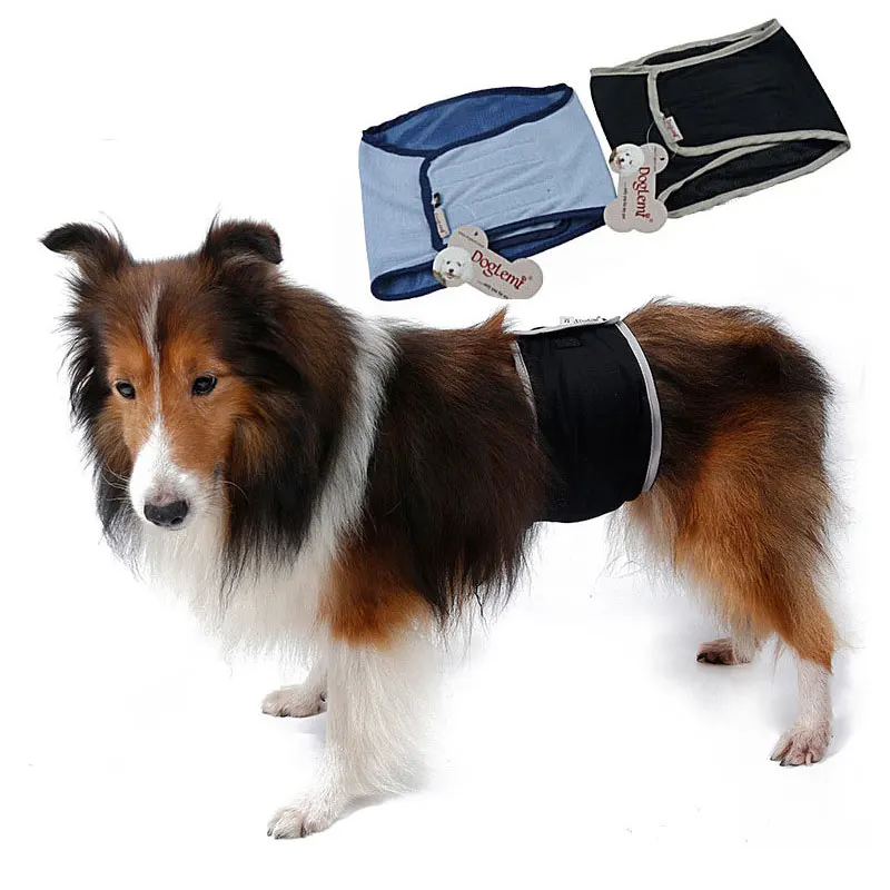 Washable Male Dog Diapers Sanitary Male Dog Protector Pant black / blue for Large Male dogs
Washable Male Dog Diapers Sanitary Male Dog Protector Pant black / blue for Large Male dogs