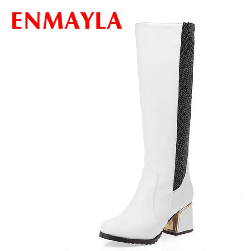 ENMAYLA Thick Heels Motorcycle Boots Women Knee High Boots for Women Buckle Knight Boots Autumn Winter Slip-on Boots Shoes
ENMAYLA Thick Heels Motorcycle Boots Women Knee High Boots for Women Buckle Knight Boots Autumn Winter Slip-on Boots Shoes