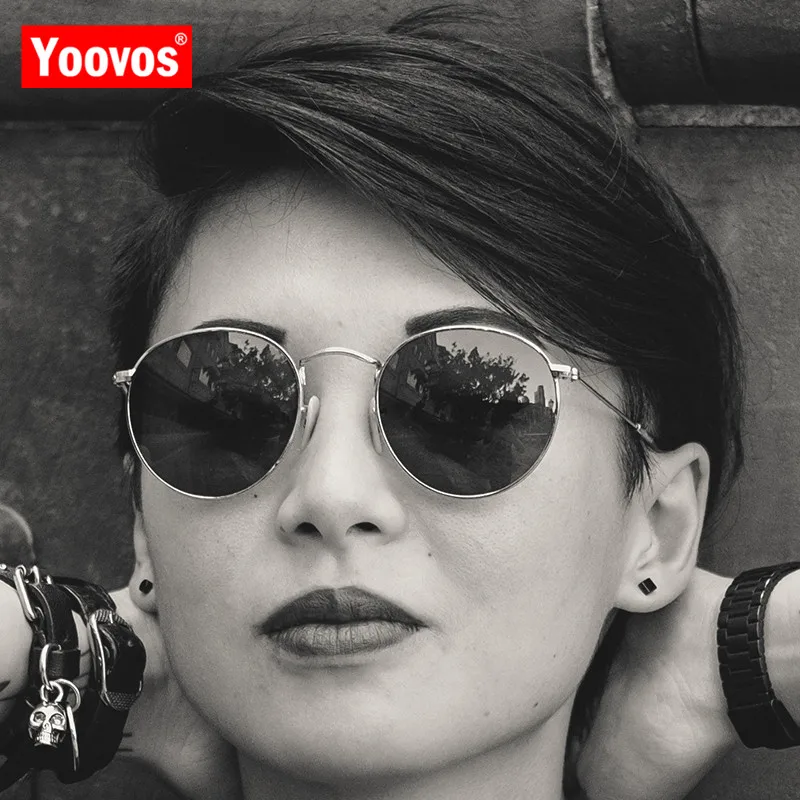 Yoovos 2021 Round Sunglasses Women Metal Mirror Brand Designer Sunglasses Retro Glasses Sun Glasses Driving Oculos De Sol UV400
Yoovos 2021 Round Sunglasses Women Metal Mirror Brand Designer Sunglasses Retro Glasses Sun Glasses Driving Oculos De Sol UV400