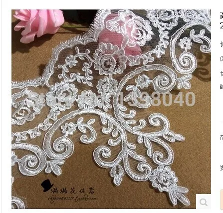 Applique Free shipping High-grade Ivory white accessories bone lace for dress wedding dress skirt
Applique Free shipping High-grade Ivory white accessories bone lace for dress wedding dress skirt