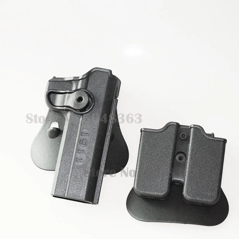 Тактическая вращающаяся кобура для пистолета IMI Style Colt 1911 RH + чехол для пистолета с двумя патронами
Тактическая вращающаяся кобура для пистолета IMI Style Colt 1911 RH + чехол для пистолета с двумя патронами