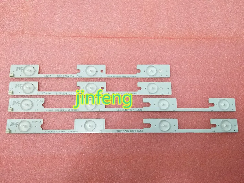 5set(10*4LEDS+10*3 LEDs) LED backlight bar for TV LED32F1160CF LED32F1100CF 35019911 35019908 LEDs=3V
5set(10*4LEDS+10*3 LEDs) LED backlight bar for TV LED32F1160CF LED32F1100CF 35019911 35019908 LEDs=3V