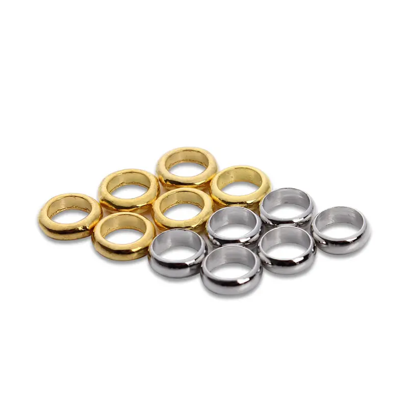 100 шт./лот золото/родий цвет 5 мм разделитель соединительные кольца для браслетов