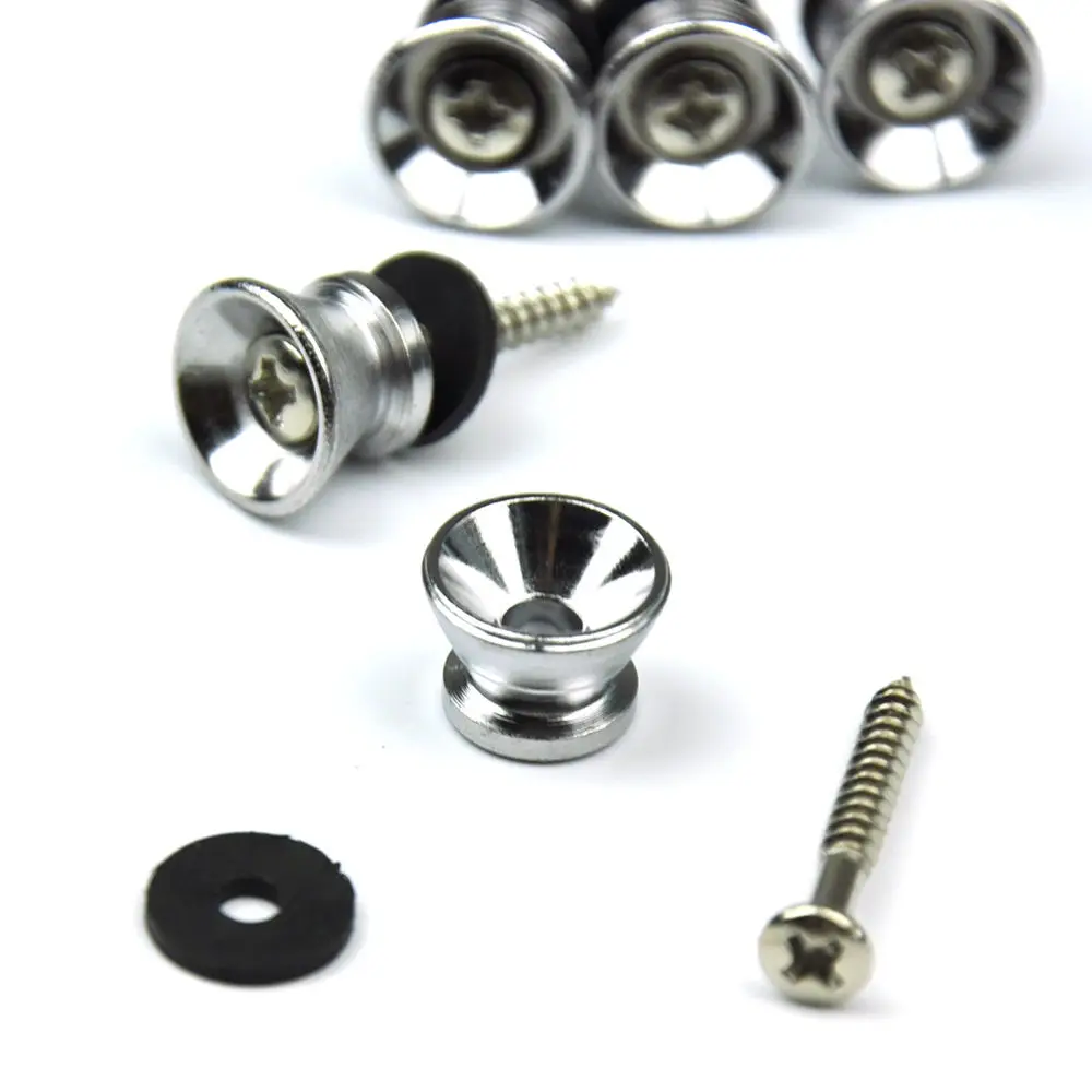 50 Sets of Universal Guitar Strap Locks Nails Buttons + Screws + Pad With PVC Box
50 Sets of Universal Guitar Strap Locks Nails Buttons + Screws + Pad With PVC Box
