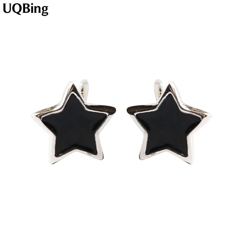 New Bijoux Fashion 925 Sterling Silver Black Star Stud Earrings For Girl Gift Women Beautiful Jewelry
New Bijoux Fashion 925 Sterling Silver Black Star Stud Earrings For Girl Gift Women Beautiful Jewelry