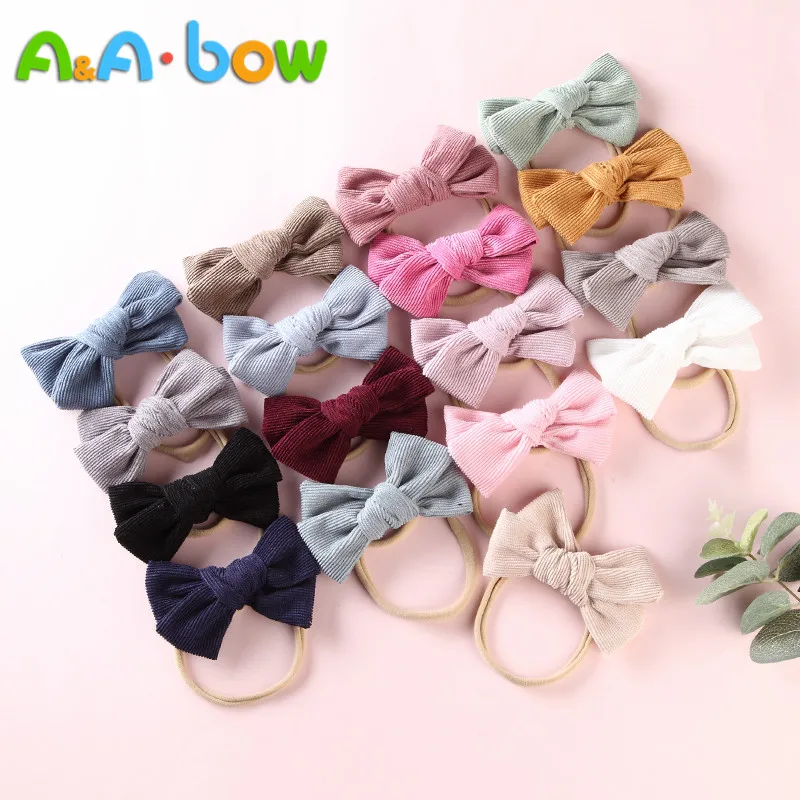 17pcs/lot Bow Elastic Hair Band Corduroy Headband for Baby Girl Nylon Bowknot Baby Headband Infant Hair Accessories
17pcs/lot Bow Elastic Hair Band Corduroy Headband for Baby Girl Nylon Bowknot Baby Headband Infant Hair Accessories